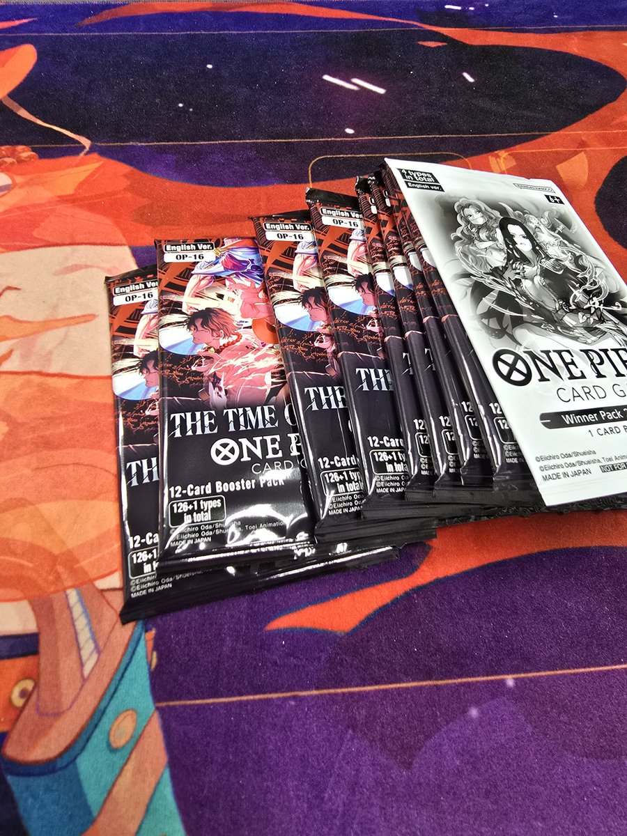 buizley's tweet photo. 7/10 1st @ WCC Locals

Deck: 🔵🟢 Luffy

R1: 🔴🔵 Ace ✅️
R2: 🔴🔵 Lucy  ✅️
R3: 🟡⚫️ Teach  ✅️
R4: 🔵🟢 Lufffy ✅️

Honestly fraud win again
Deck is fun though https://t.co/4Iin7RjdxI
