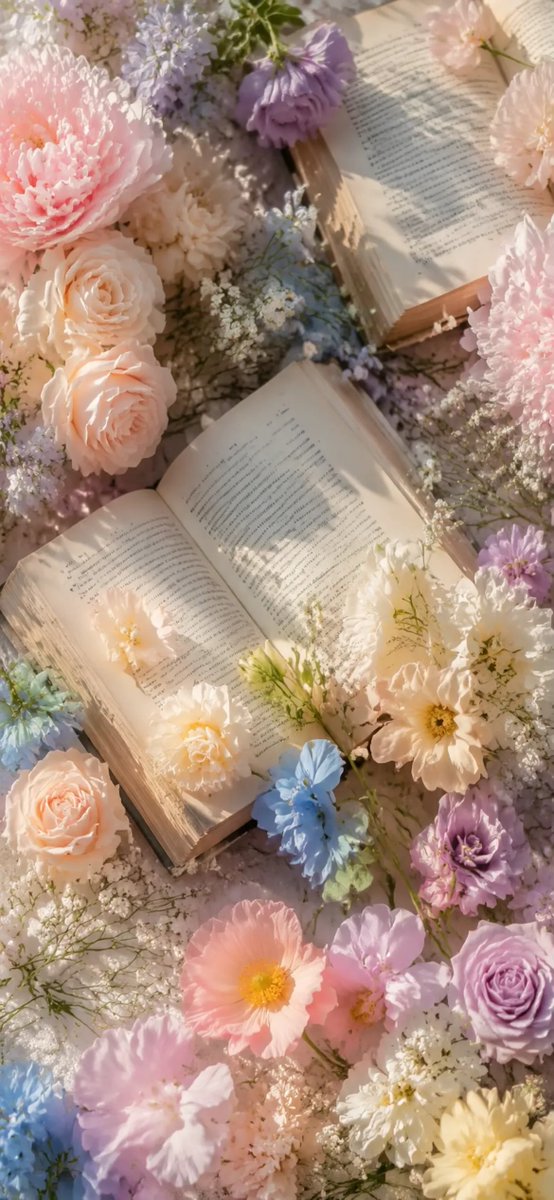 Bella_utd's tweet photo. Petals and Prose Wallpaper https://t.co/WYU4hT2GXx