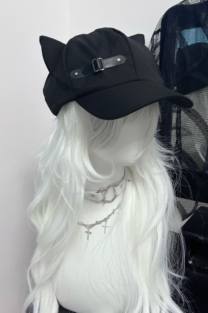LilyBlack_shop's tweet photo. 🐈‍⬛🖤小悪魔みたいな猫耳キャップ🖤🐈‍⬛ https://t.co/a24NmB2nOe