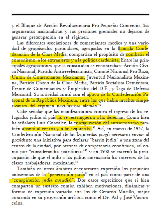 HarimBGutierrez's tweet photo. @arlinmedrano_ Esto era la Unión de Comerciantes Mexicanos 
(Bokser, Judit,  El antisemitismo: recurrencias y cambios históricos, en Revista Mexicana de Ciencias Políticas y Sociales, vol. XLIV, núm. 183, mayo-diciembre, 2001, pp. 101-132; p. 120, https://t.co/QbC13beYgc) https://t.co/5iWIBesERF