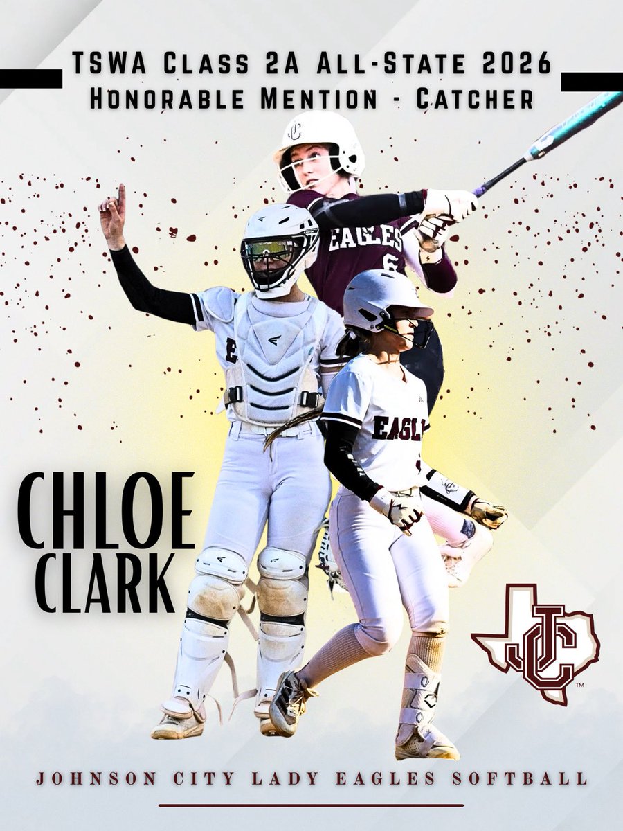 ChloeClark2027's tweet photo. I am honored to be selected for the 2026 Texas Softball 2A All-State Team!

@StevensonCallen 
@s3baseball_ 
@NCSA_Softball 
@txblazeatxnat 
@CoachBKornegay 
@BlazeFastpitch https://t.co/2CulRjJUwE