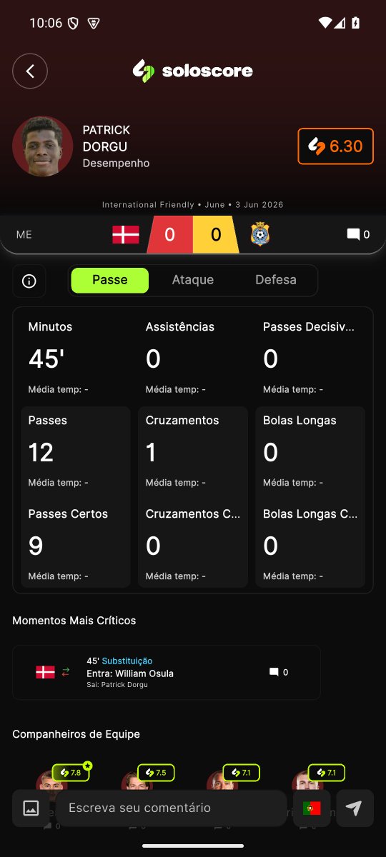 THESSGOODWIN2's tweet photo. @samuelvenancio Patrick Dorgu joga apenas 45 minutos e recebe https://t.co/uDW79ARoMS
