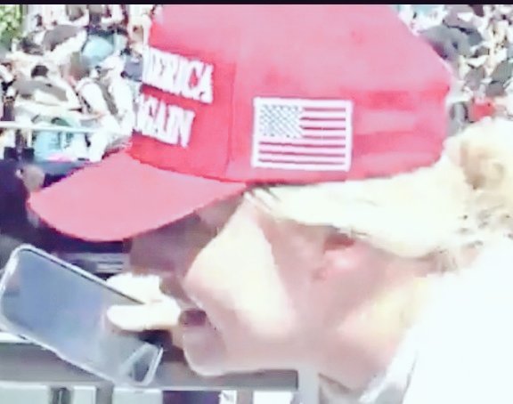 mansaucemess's tweet photo. @ProjectConstitu This looks like Erika and the hat reads Erica gains even if just symbolic with a doppelganger https://t.co/bv5YZQQ59S