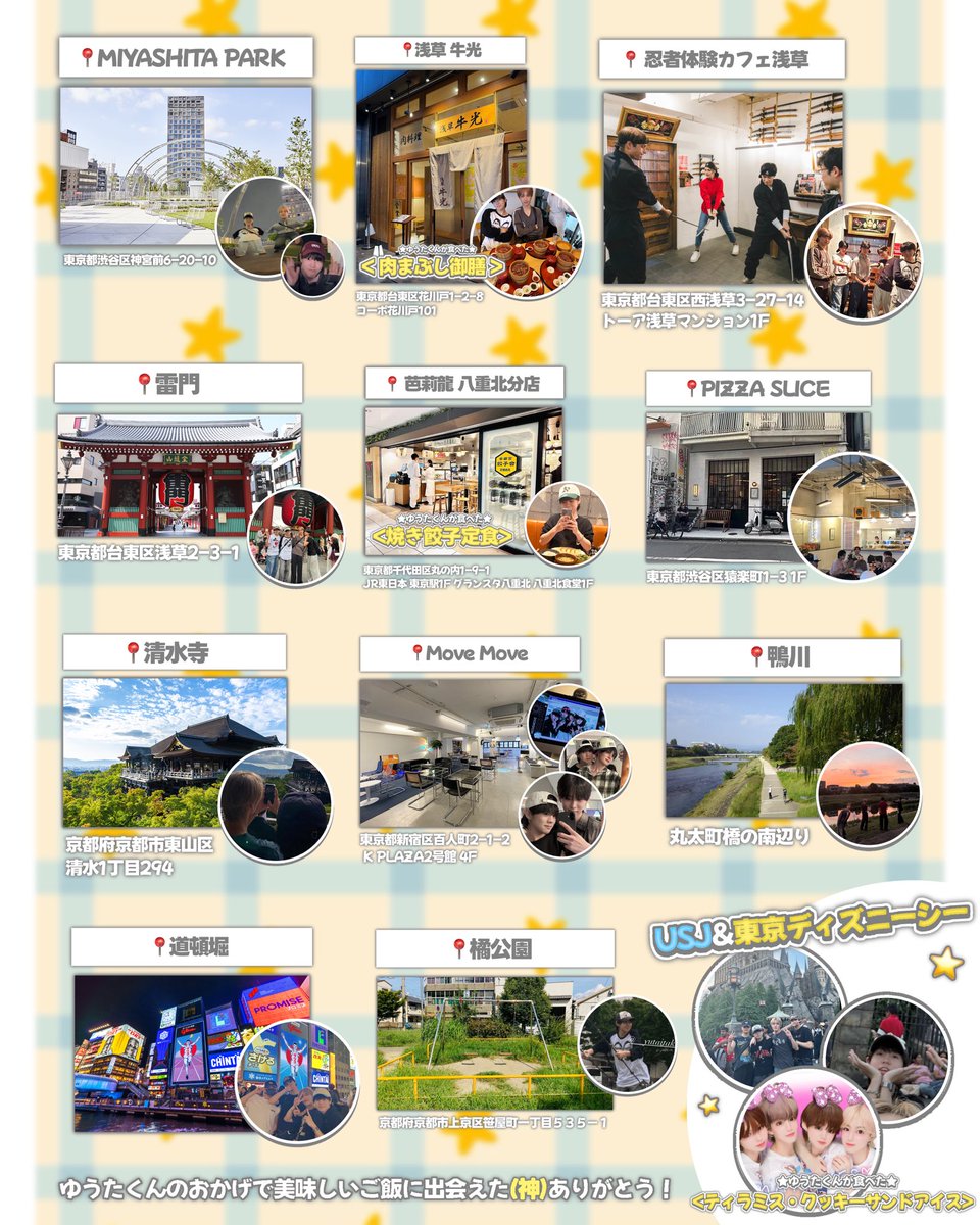 yutasmile101's tweet photo. 板倉悠太のバカ夏休み巡礼MAP #1 ⭐️🗺⋆꙳
楽しそうな1ヶ月間でしたね☘️⭐︎ #板倉悠太 https://t.co/OiazOiBO64