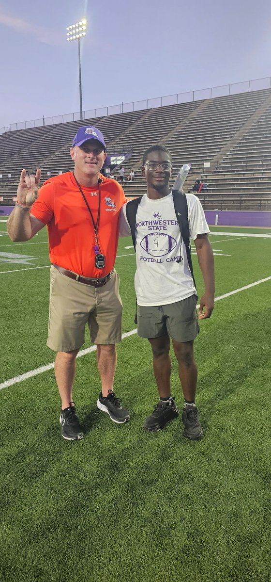 dubba_deuce's tweet photo. Thank you @NSUDemonsFB for inviting me to the Demons Elite and allowing me to showcase my skills @CoachJackson623 @BlaineMcCorkle @_CoachDParker @TerryMinor_ @Rivals @samspiegs @WFHS_FB @JeritRoser @LAvsAllYall https://t.co/YupizWiEtr