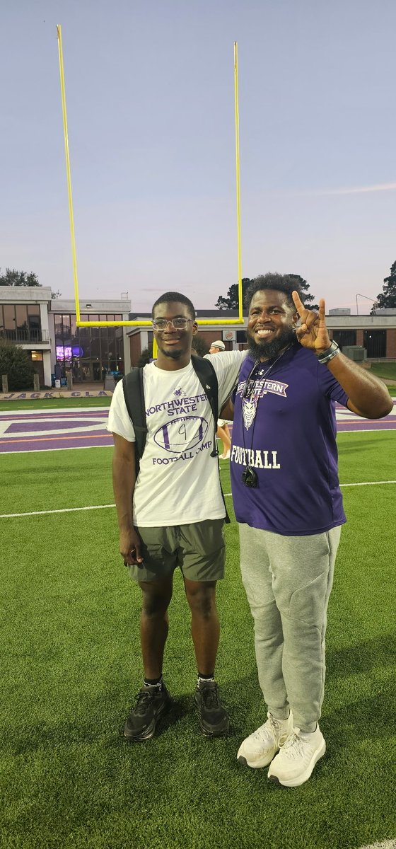 dubba_deuce's tweet photo. Thank you @NSUDemonsFB for inviting me to the Demons Elite and allowing me to showcase my skills @CoachJackson623 @BlaineMcCorkle @_CoachDParker @TerryMinor_ @Rivals @samspiegs @WFHS_FB @JeritRoser @LAvsAllYall https://t.co/YupizWiEtr