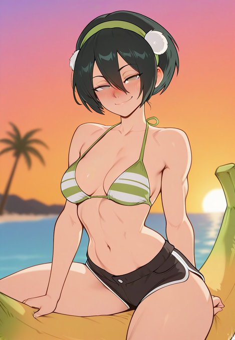 avgwenjoyer's tweet photo. Toph sfw https://t.co/cw2aIII9QR