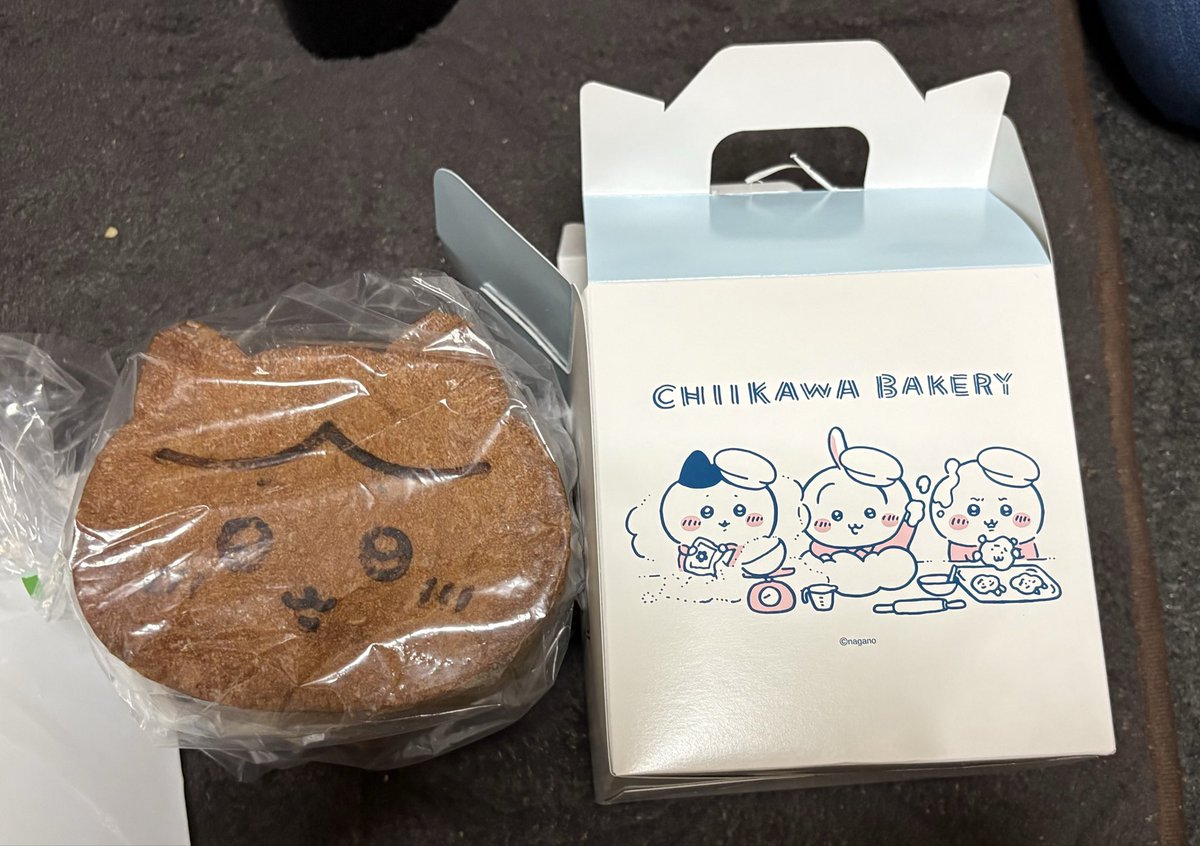 akehim1007's tweet photo. 従姉妹がちいかわベーカリー行ってお土産にハチワレちゃんの食パン🍞くれました(^ o̴̶̷̤  ̫ o̴̶̷̤^)ฅ
いつもありがとう(˶' ᵕ ' ˶) https://t.co/gdxk33yklm