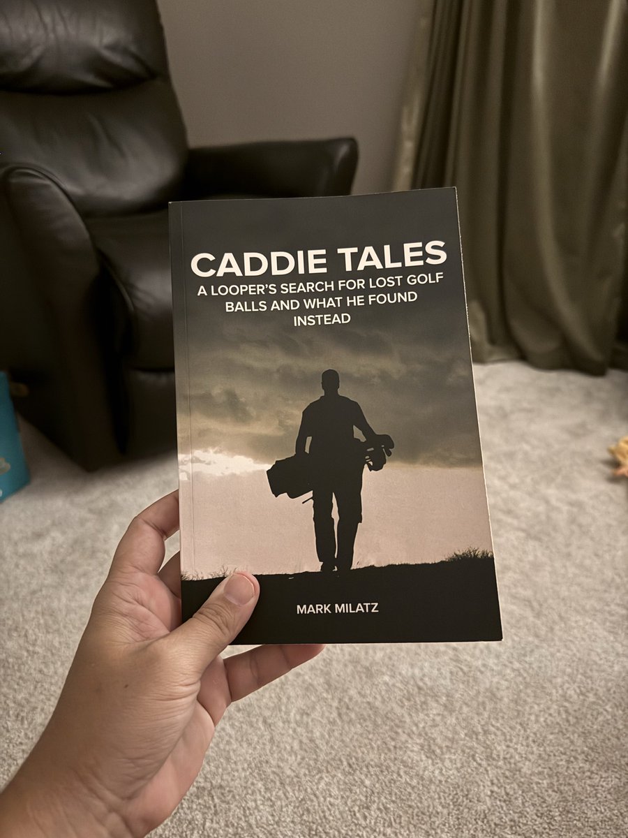 jbgolf84's tweet photo. Signed copy finally arrived! Looking forward to learn more about @caddietales and about life! His towels are awesome too! #nextshot https://t.co/gDu34pwfRZ