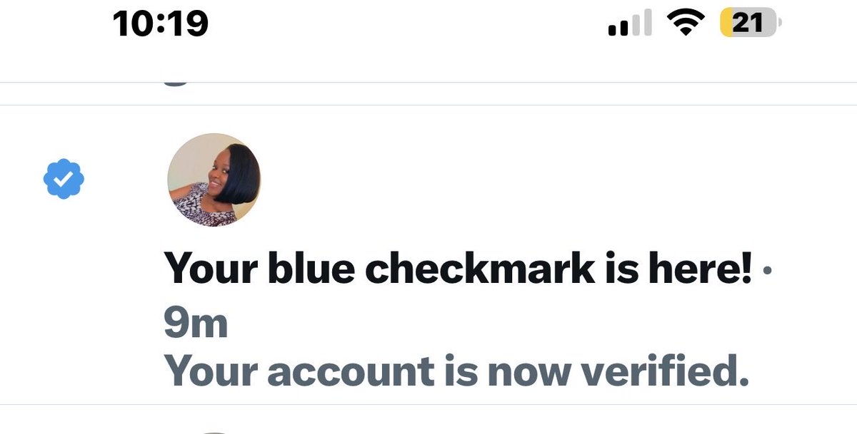 msankundaa's tweet photo. And just like that my weekend has just began.. congratulations to me 🎊❤️
my blue check mark is here. 
May your weekend be as good as mine 😍 https://t.co/eq75G8nPZl