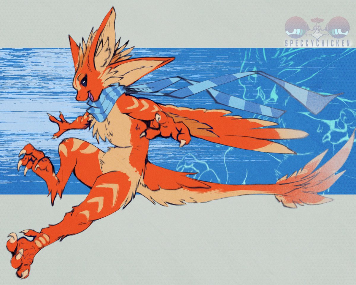 SpeccyChicken's tweet photo. Avali for crimsonnight222 https://t.co/hBGe6iiSiM