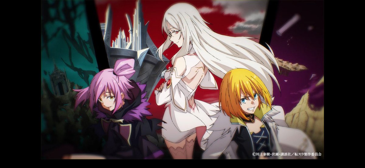 ssq0339's tweet photo. 転スラ４期第２クールの2話目、ようやく悪魔３人娘が仲間になり、受肉した上で名前を得ましたね‼︎
原作勢は一体何年この回を待ち望んでいたことか…‼︎

#転生したらスライムだった件 https://t.co/lexzZyZQRB