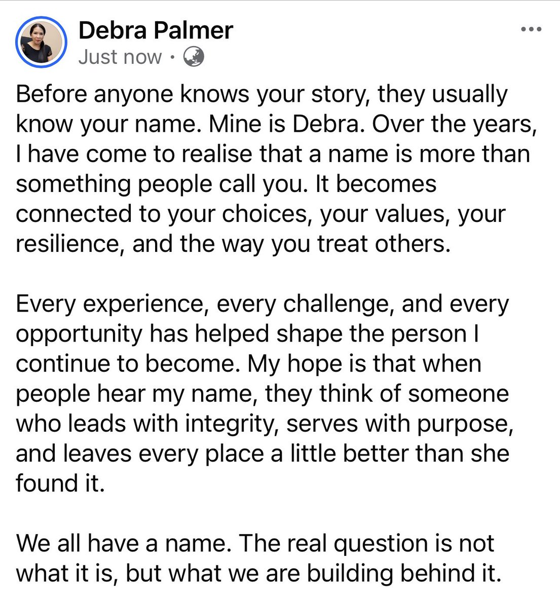 palmerdebra's tweet photo. #PersonalGrowth #PurposeDriven #LegacyInTheMaking #AuthenticLeadership #BeYourBest https://t.co/NMeuYgVIKt