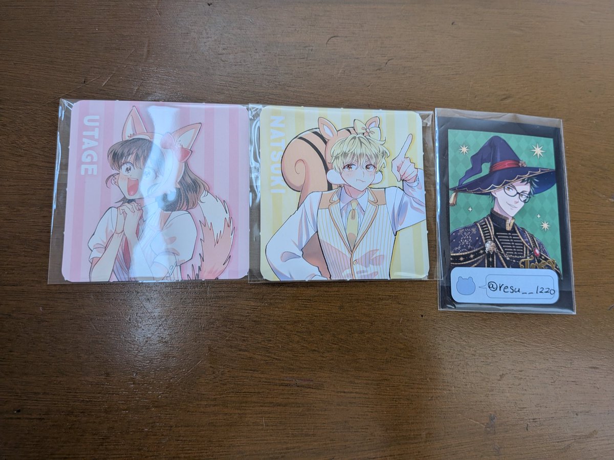 resu__1220's tweet photo. 多聞くん今どっち！？花とゆめ付録
交換
譲)ナツキくん、うたげちゃん
求▶︎異種敬斗くん(紙類のみ)
こちら希望数集まっておりますので譲渡可能です🙆‍♀️
その際は100＋送料にてお願いいたします。郵送のみ👀る狩り対応❌PayPayのみ
お気軽にお声掛けください https://t.co/H5RulMaATN