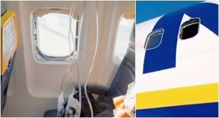 Ryanair Uçağında Şok Anlar: Pencere Patladı, Yolcu Dışarı Sürüklenirken Eşi Kurtardı