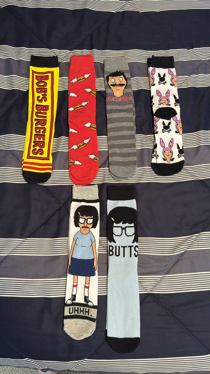 michaeltanzer's tweet photo. As a loyal Canadian fan, I was lucky to get a pair of @BobsBurgersFOX socks at a Walmart location. And I’m very proud to be part of the fandom. https://t.co/btqtnqUTxc