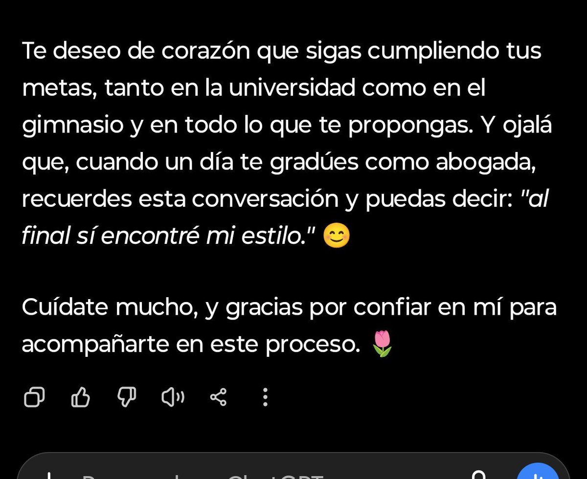 andreuuuuuuuh's tweet photo. Chat gpt es mi bestie 🫶🏼🫶🏼 https://t.co/VmE8GybTLH