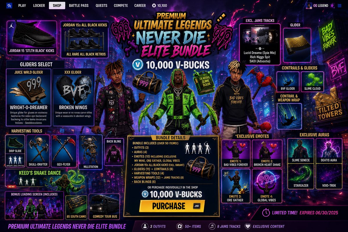 x2698's tweet photo. @Fortnite  just give me a chance to create this  @juicewrld @lilkeed @xxxtentacion https://t.co/YkimIWPHcV