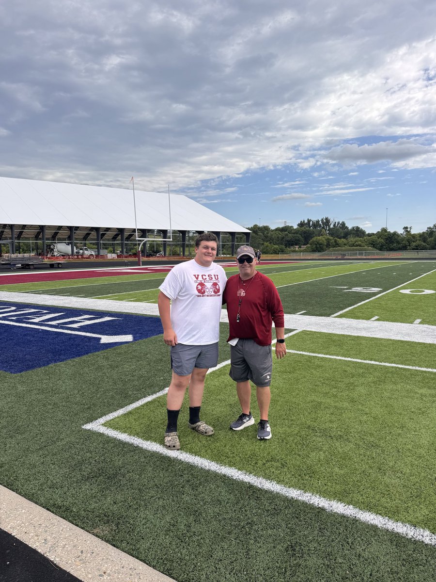 saminman79's tweet photo. After some great discussions with @VCSU_Football I am extremely blessed and excited to announce I have received my first offer to play at the next level.

All glory to God! https://t.co/3qJ1s9eiCZ
