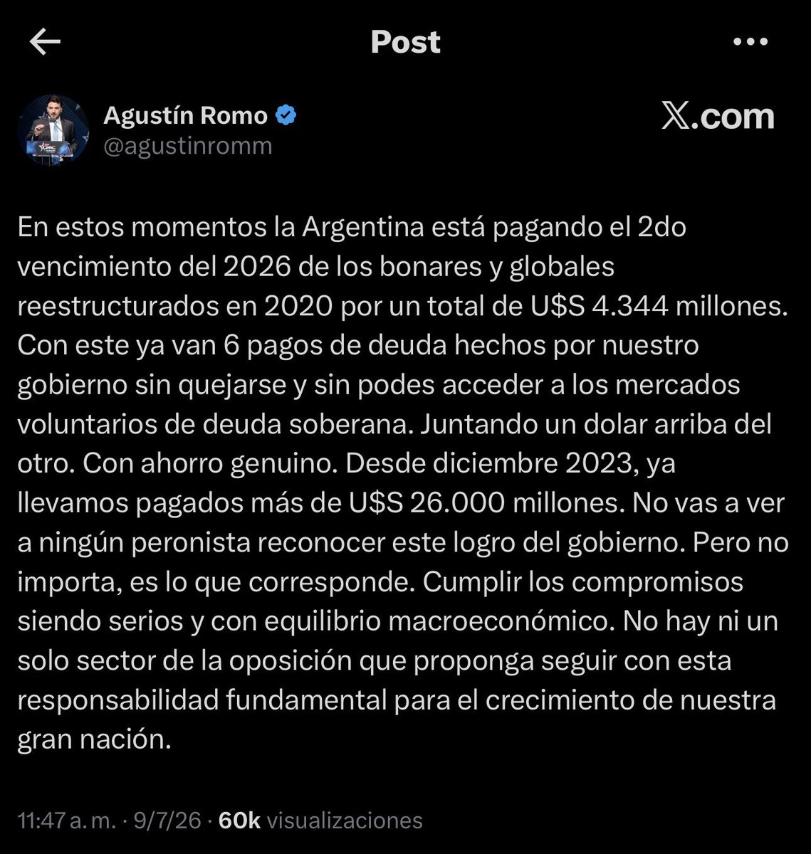 SergioChouza's tweet photo. Qué triste lo de Burgueño…

Terminar replicando el copy que le pasa por WhatsApp algún nenazo de 20 años empleado de Caputo, desde una oficina húmeda del Estado.

Patético final. https://t.co/XHfQ6i1Xyl