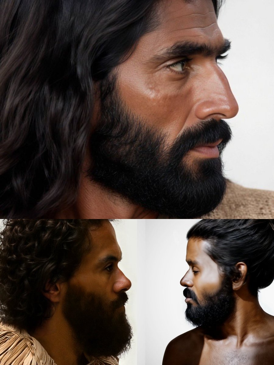 LuvRabari's tweet photo. Side profile of

- Zagrosian NF
- Natufian &amp;
- Aasi https://t.co/gNIyfi79af