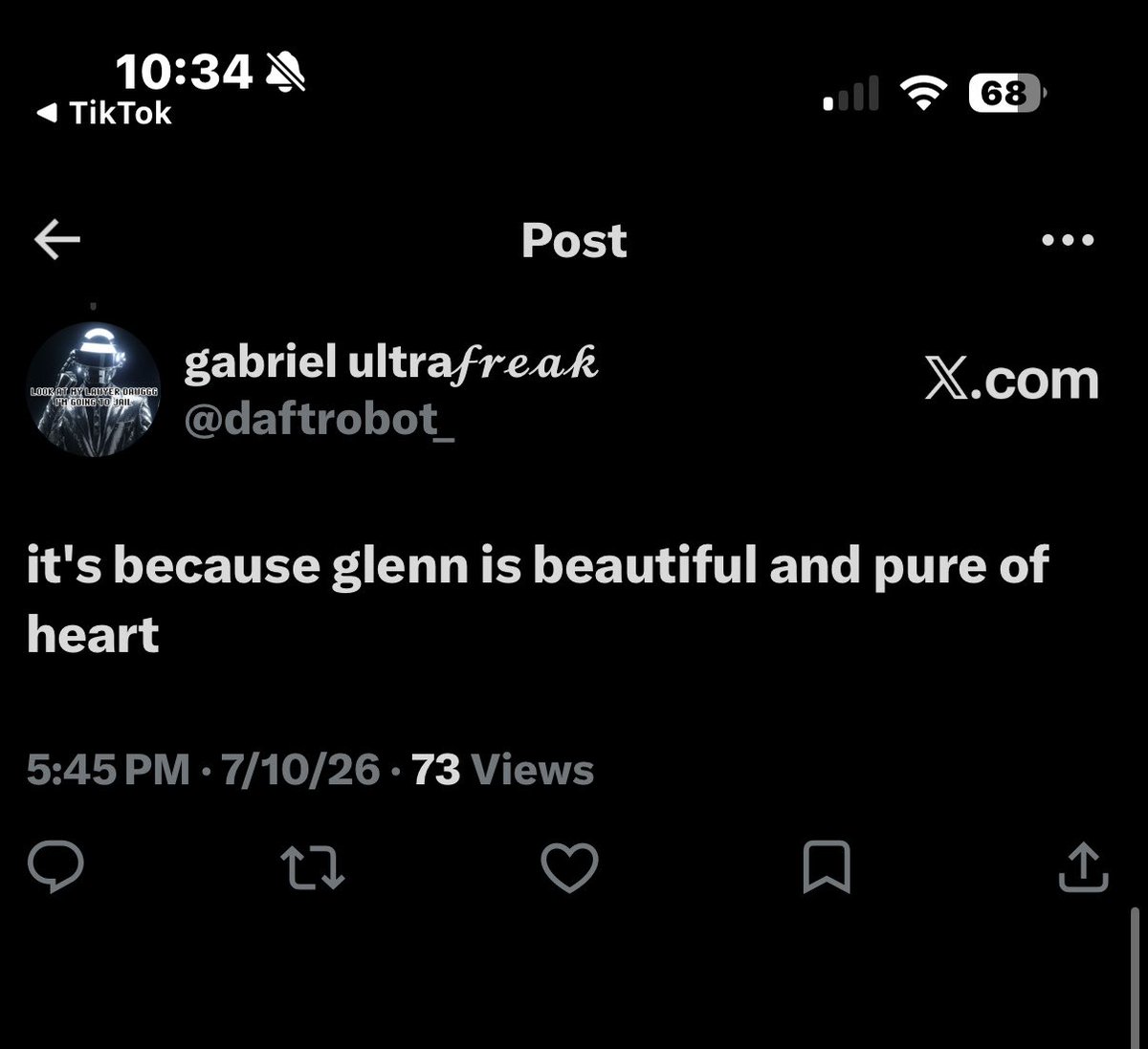 daftrobot_'s tweet photo. @ierofanatic omg u gay as hell https://t.co/MjgjJKRbCQ