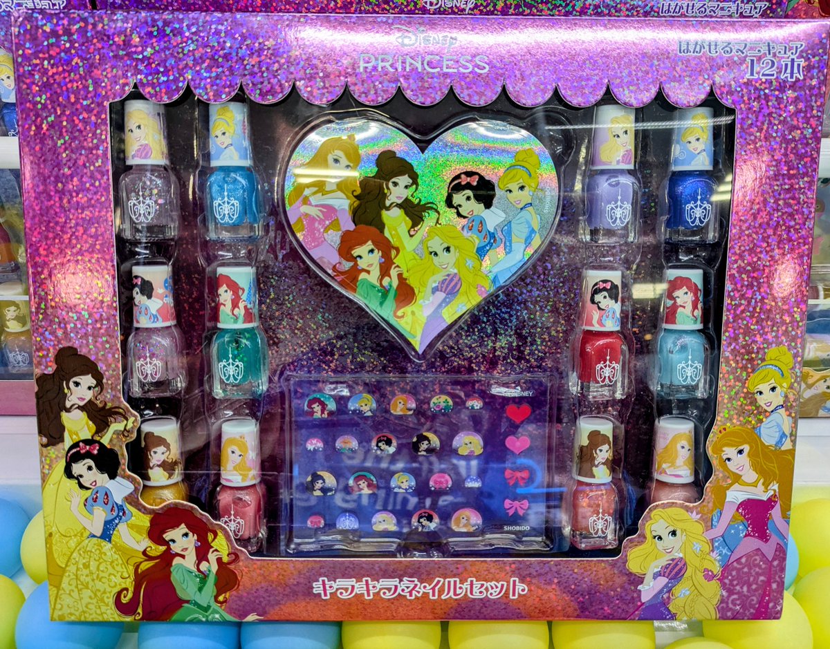 ディズニープリンセス キラキラネイルセット～GiGO限定～』入荷