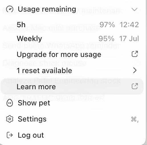 vrbly5's tweet photo. @ChatGPTapp @ChatGPTapp has stopped showing date of expiry of banked reset. https://t.co/5Uel8eeBuP