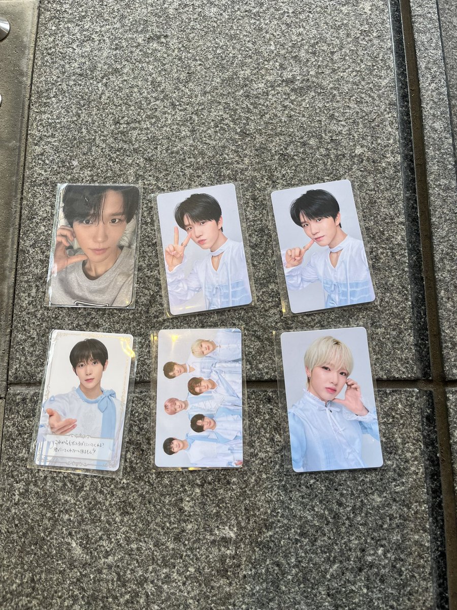 myprettyboy__'s tweet photo. NCTWISH nct wish ペンミ　交換

譲）1枚目: ジェヒ、リョウ、サクヤ、全員

求）リク(スペシャルはスペシャル同士での交換希望です)

本日会場手渡し又は郵送
お気軽にお声がけください🍀 https://t.co/AJwifi2AP0