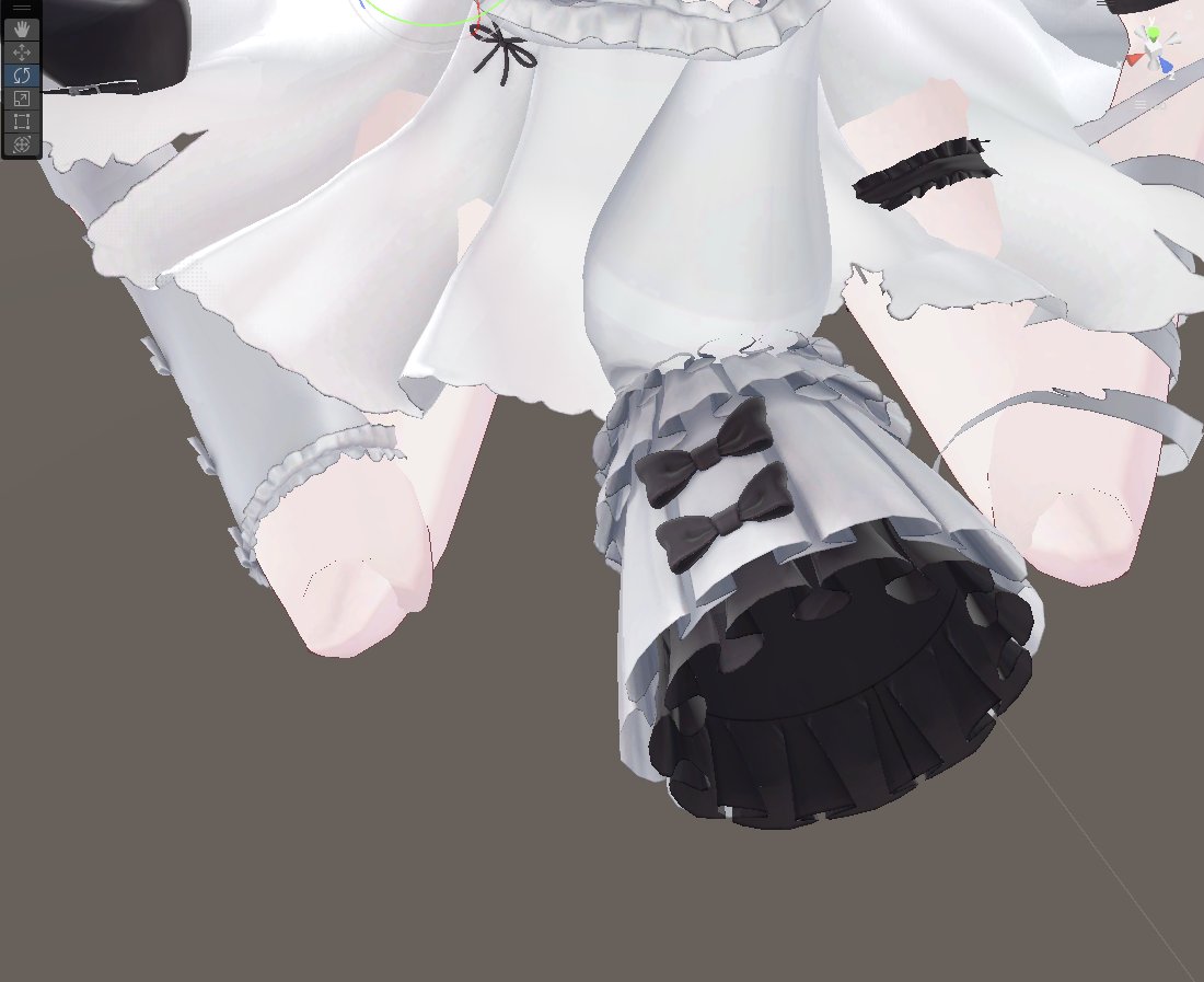 4693mk2's tweet photo. ウェンディちゃんは膝の曲がりをVRC Position Constraintで制御しているんですが、AvatarPoseSystemを入れるとそこがうまく作用せず画像のようなおかしい曲がり方になってしまいます(なぜかAPSを起動していない状態でもなり、APSを外すと戻る)。対処法をご存知の方はいないでしょうか? #ZeroFactoryVR https://t.co/Pwh0CHini2