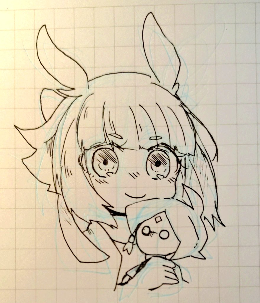 adc1225's tweet photo. フレンドさんを描いてみようのコーナーその2(•'ө'•) https://t.co/PJBC68VK6Z