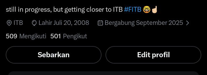 osyen gajah ITB LIMIT²⁷ tweet media