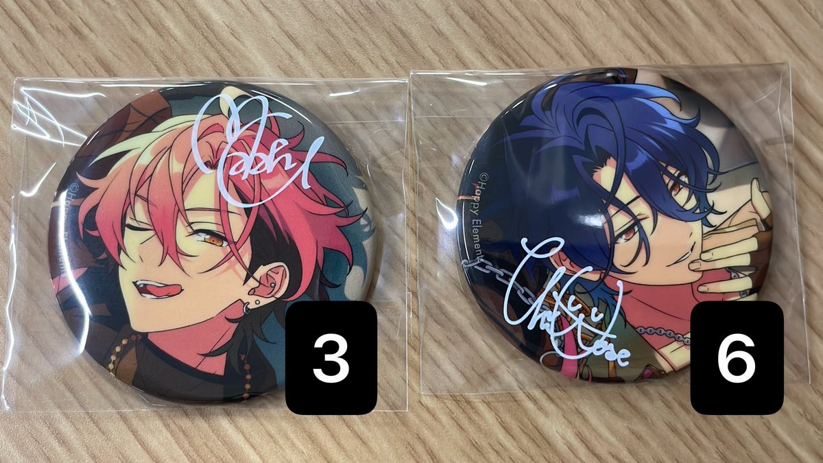交換] あんスタ MELLOWDEARUS メロアス 缶バッジ 譲:舞珠3 チトセ6 求
