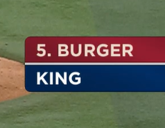 MLB's tweet photo. IT HAPPENED 🍔👑 https://t.co/BqkmAQAMxX