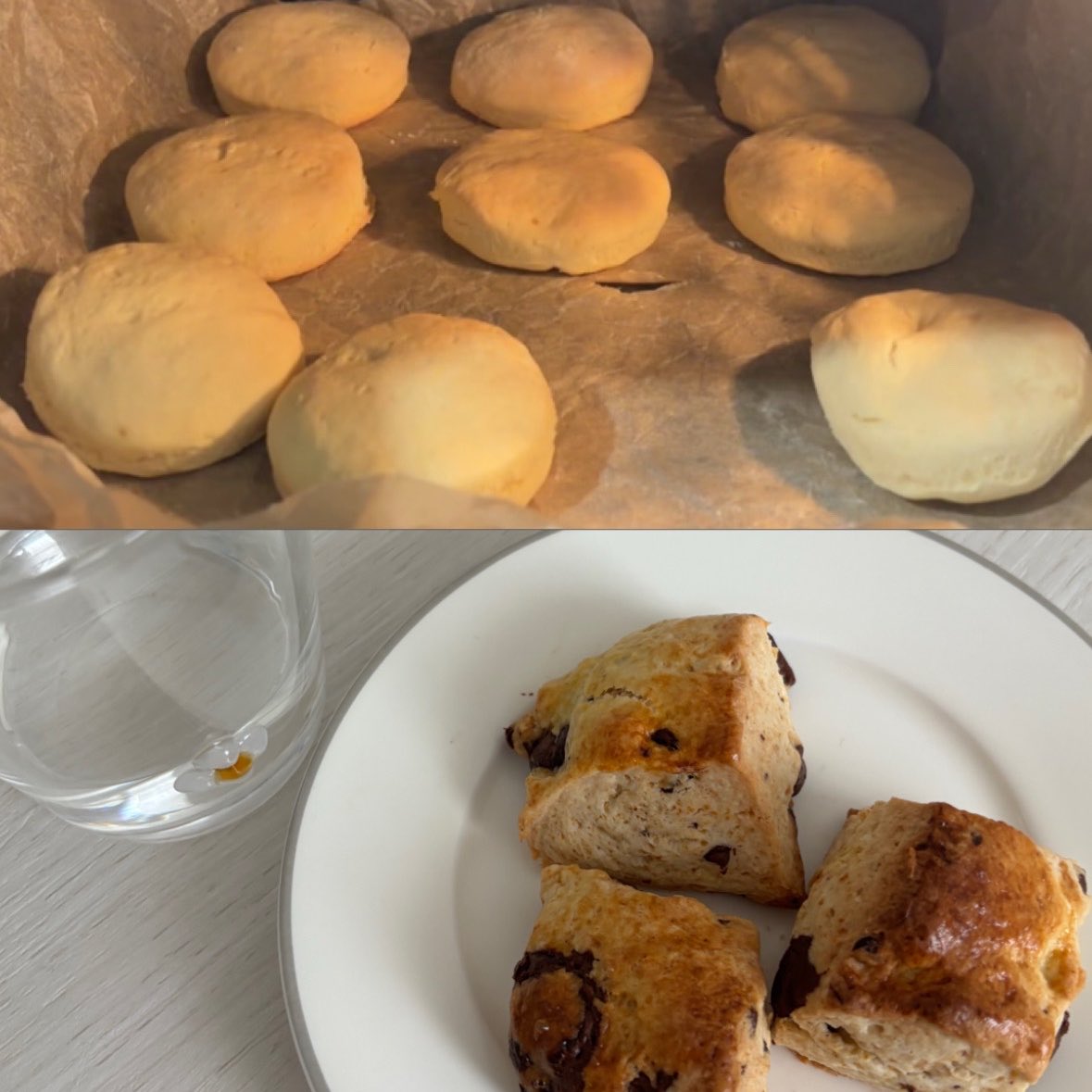 amiamicherry's tweet photo. 先週はスコーンでもなんでもない粉の塊をを焼き上げてだけど今日は大成功🎶 https://t.co/tCRcWdQpca
