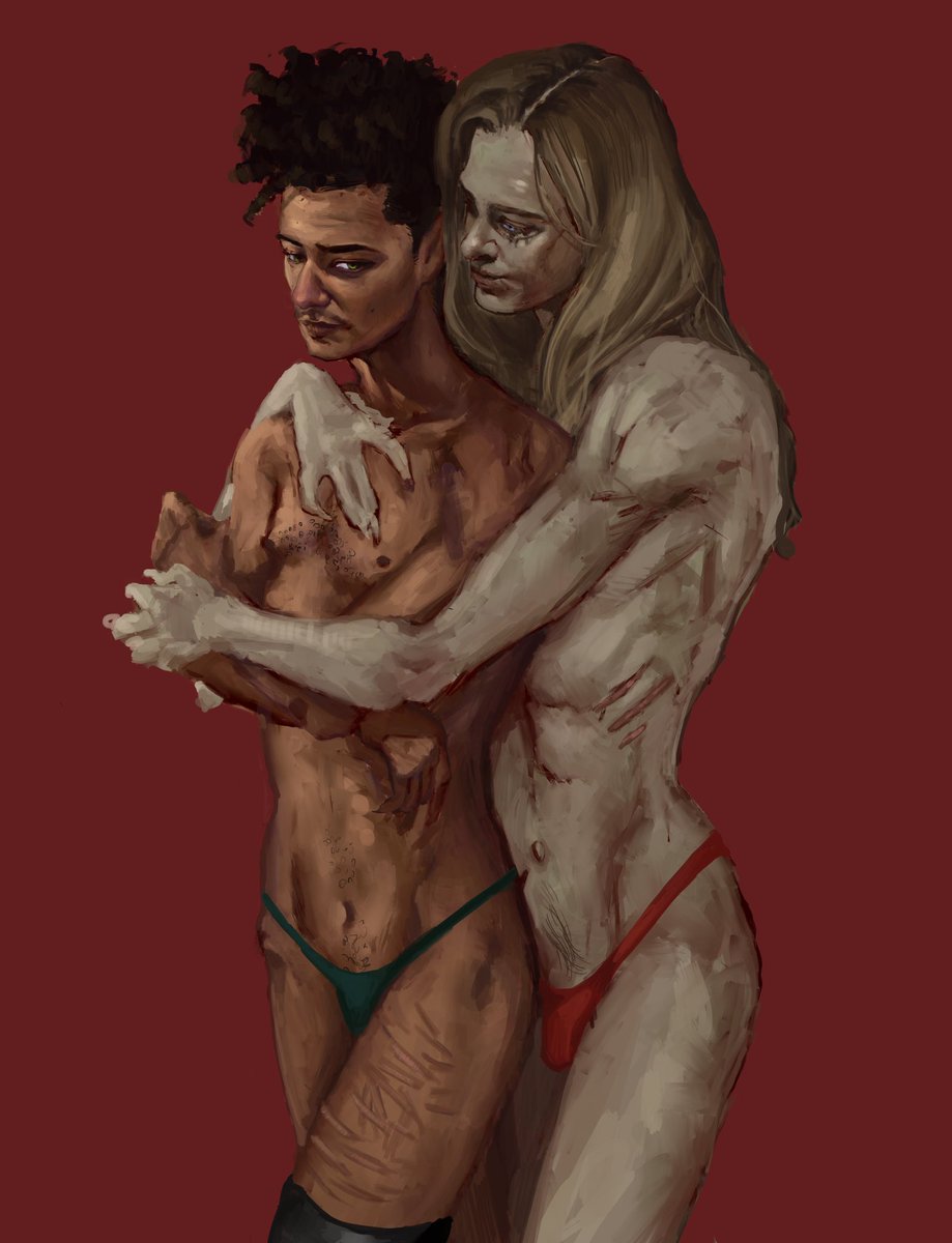 graveyardbookz's tweet photo. A little something before the horrors tomorrow (?)[ #loustat #leslou #interviewwiththevampire #thevampirelestat #iwtv #art #LestatdeLioncourt #louisdepointdulac ] https://t.co/fgHFy09hdY