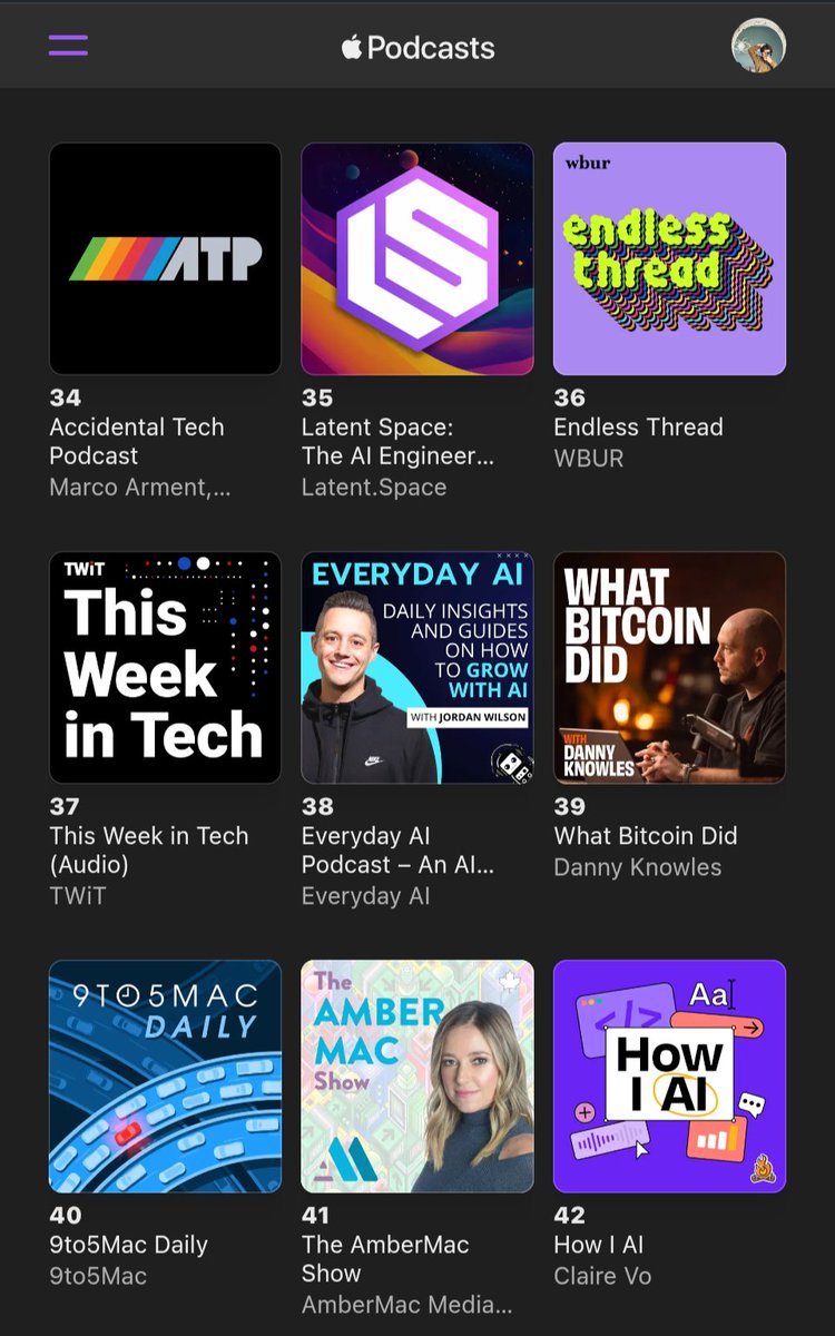 ambermac's tweet photo. 🤟Thanks for all the downloads this week! There are not many 🇨🇦 Made-in-Canada tech shows on the charts, so really appreciate your support 👇
https://t.co/Sz6jMRtSYd

Cc @jeffmacarthur https://t.co/lf1Yp98uRx