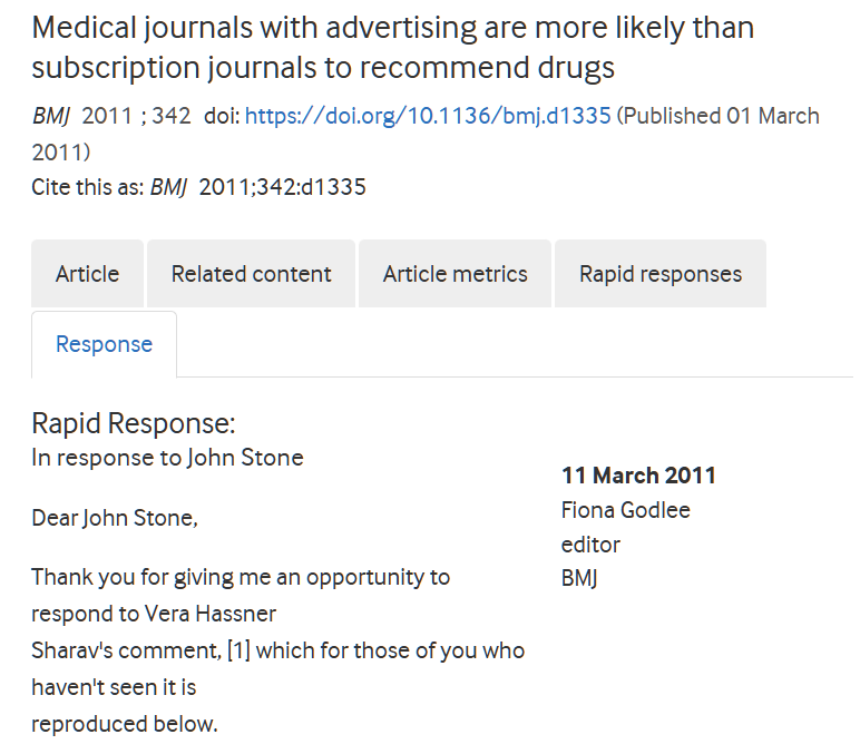 Jikkyleaks's tweet photo. What Godlee @fgodlee did was not only fraudulent but enabled a generation of witch hunts that may well have destroyed thousands of lives. 

She only admitted what the @bmj_latest did after she was caught out. 

This is not medicine. It's RICO.

#BMJGate 
@MaryanneDemasi https://t.co/scDrZbJfxm