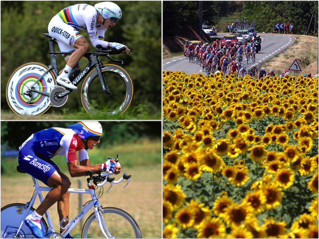 grahamwatson10's tweet photo. Stage eight of Le Tour runs past stunning French countryside between Perigueux and Bergerac, two cities featured on stage 9 of the 1994 Tour - when Miguel Indurain won a TT into Bergerac. And again in 2014 when Tony Martin won a TT in the opposite direction, into Perigueux... https://t.co/ecDrjxeILh