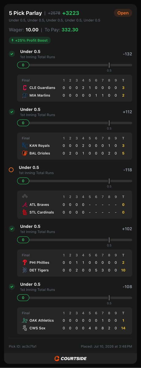 Swag601's tweet photo. @courtsideapp it’s been almost 3 hours since the 1st inning has been over. It still hasn’t settle https://t.co/i5P4EOP29U