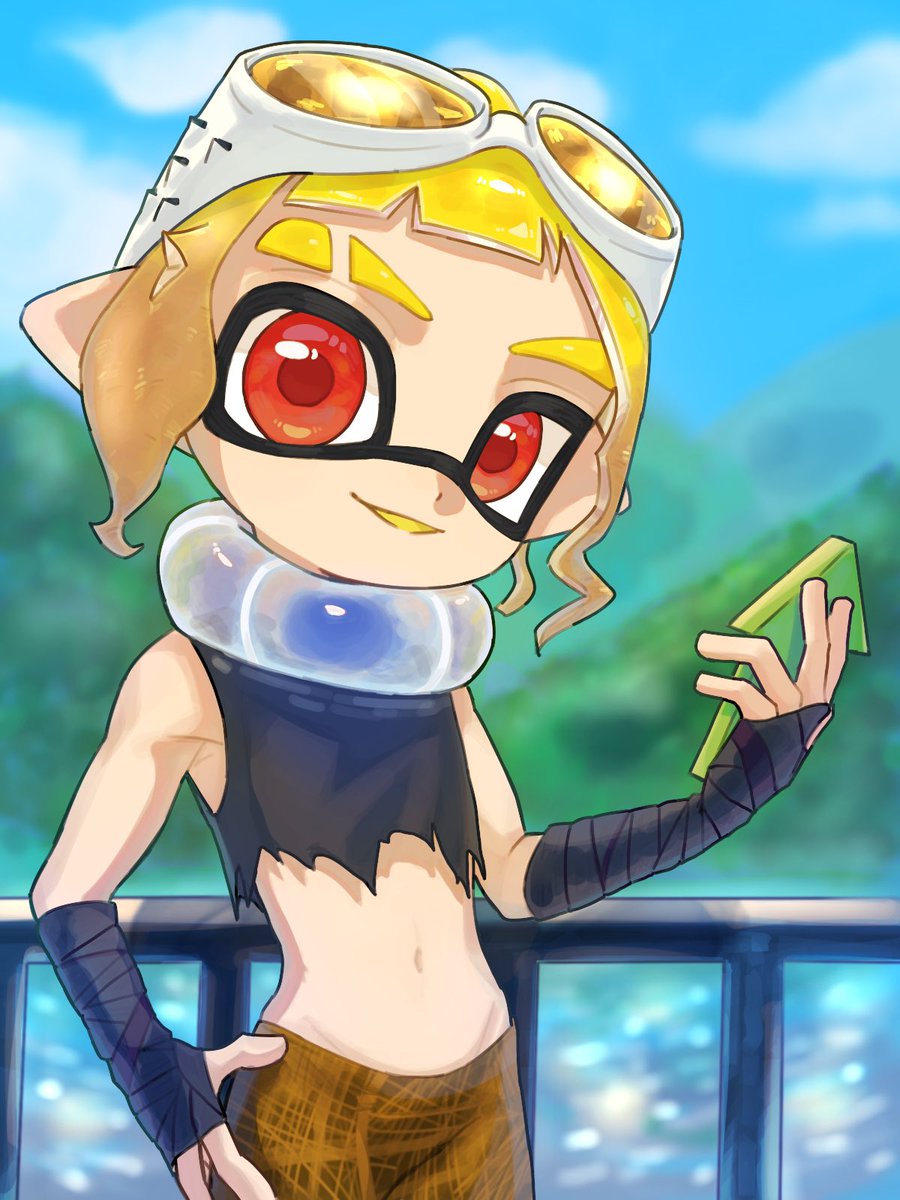 OxT_ps's tweet photo. イブガニっちさんのイカボーイお借りしました！ https://t.co/ZBgOb8tZQB