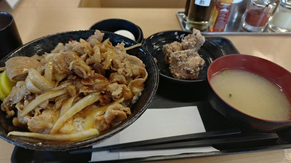 hasokschi's tweet photo. 久しぶりにすた丼。嫌なことがあった日は脂とニンニクだね https://t.co/X7zdnnf2AQ
