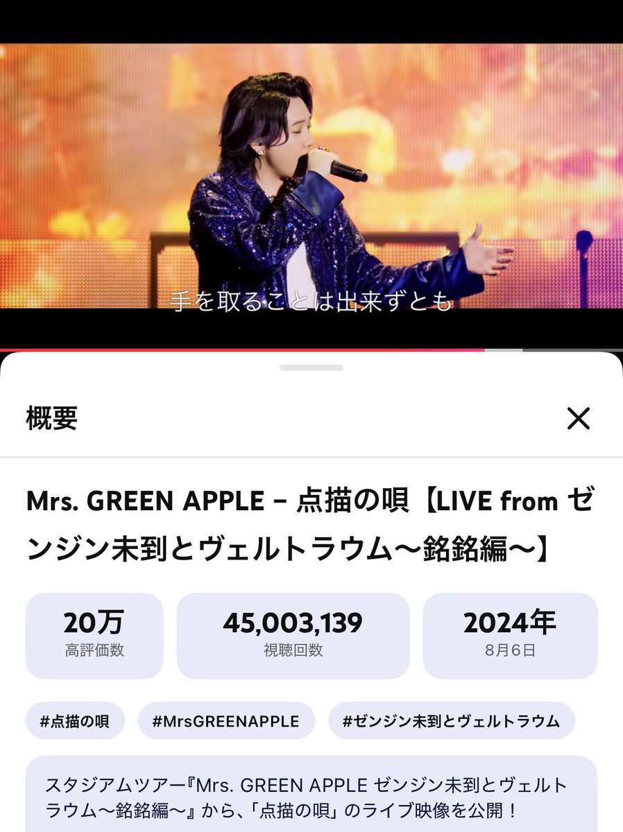 🚀 #点描の唄 ⁡ from ZENJIN MITO TO WELTRAUM ✨4,500万回再生