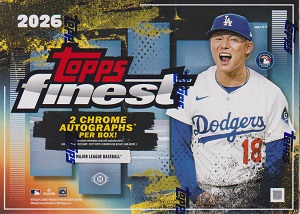 MLB 2026 Topps Finest Hobby & Mega Box入荷です。 山本由伸投手が