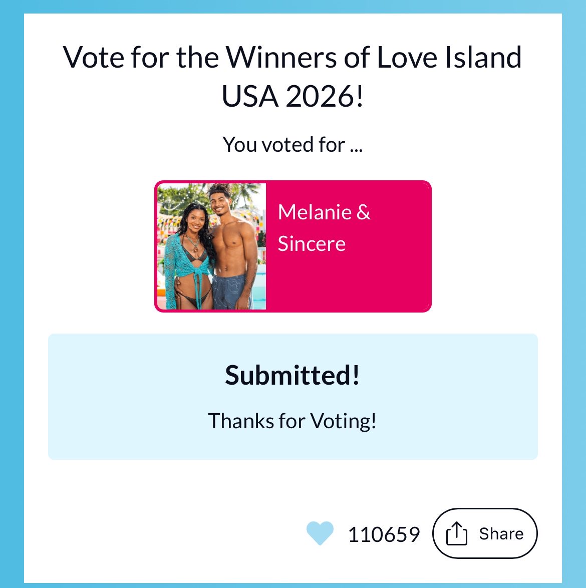 tedtsunami's tweet photo. already knowin Brinity bout to take it 😭 so I went with my day ones instead. Toxic or not , ain’t no way they finishing 4th on my watch. #loveislandusa https://t.co/tAHDaz2ZUa