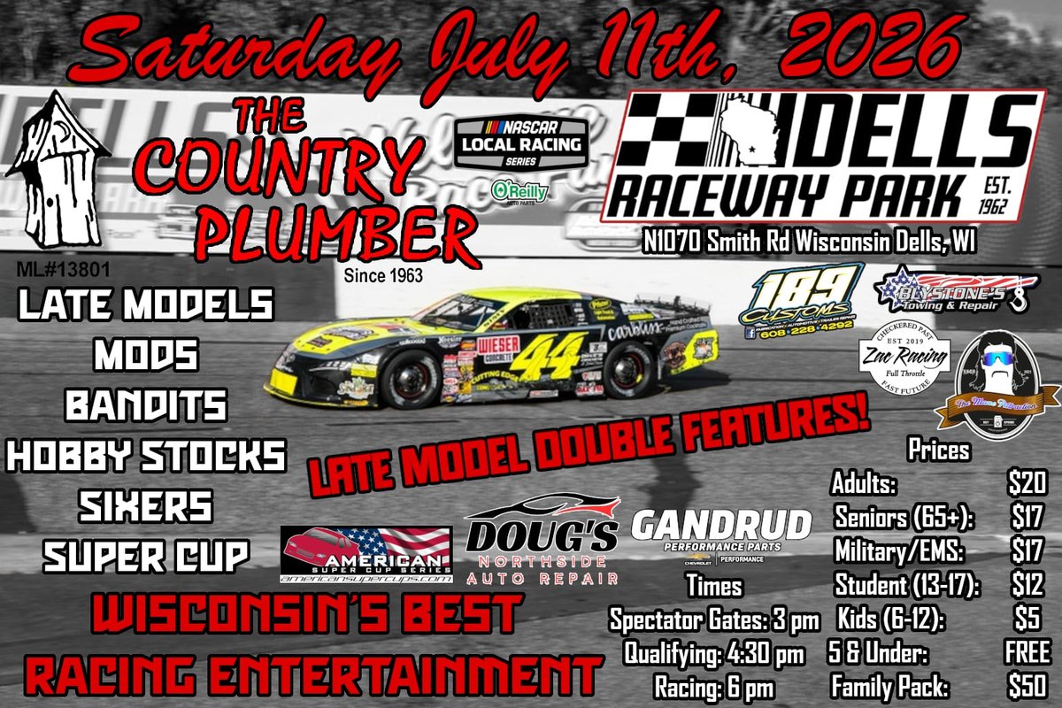 dellsracewaypa1's tweet photo. Attention Scouts and Troop Leaders! 🏕️🏎️

This weekend is SCOUT WEEK at Dells Raceway Park! To celebrate all your hard work and community spirit, we are offering FREE ENTRY to all Scouts and Troop Leaders for this Saturday's event! https://t.co/AoY5s20yDb