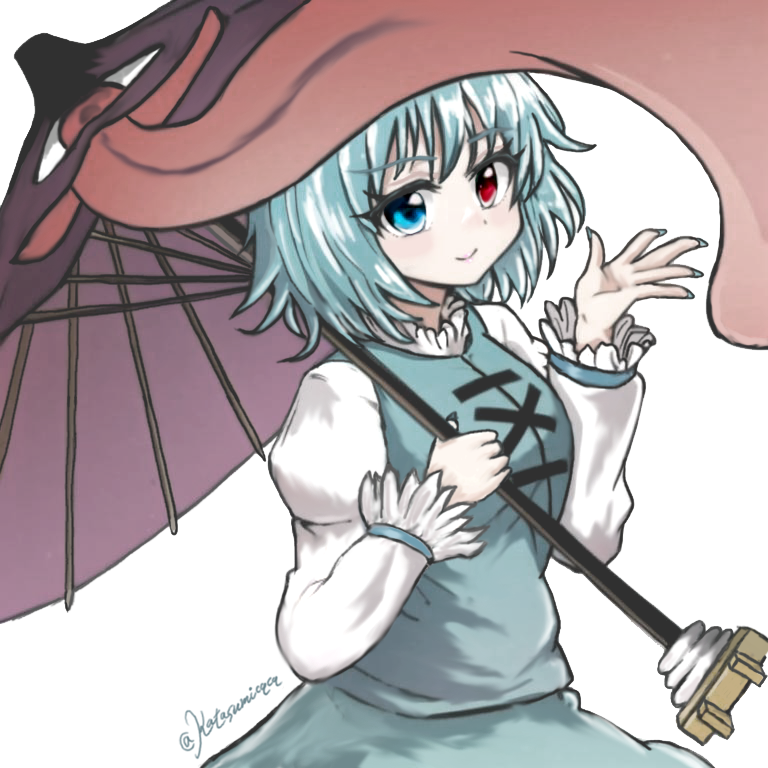 katasumicqcq's tweet photo. 「梅雨明け……わちき日傘になる！☂️」 https://t.co/PnVwwJ2IN8