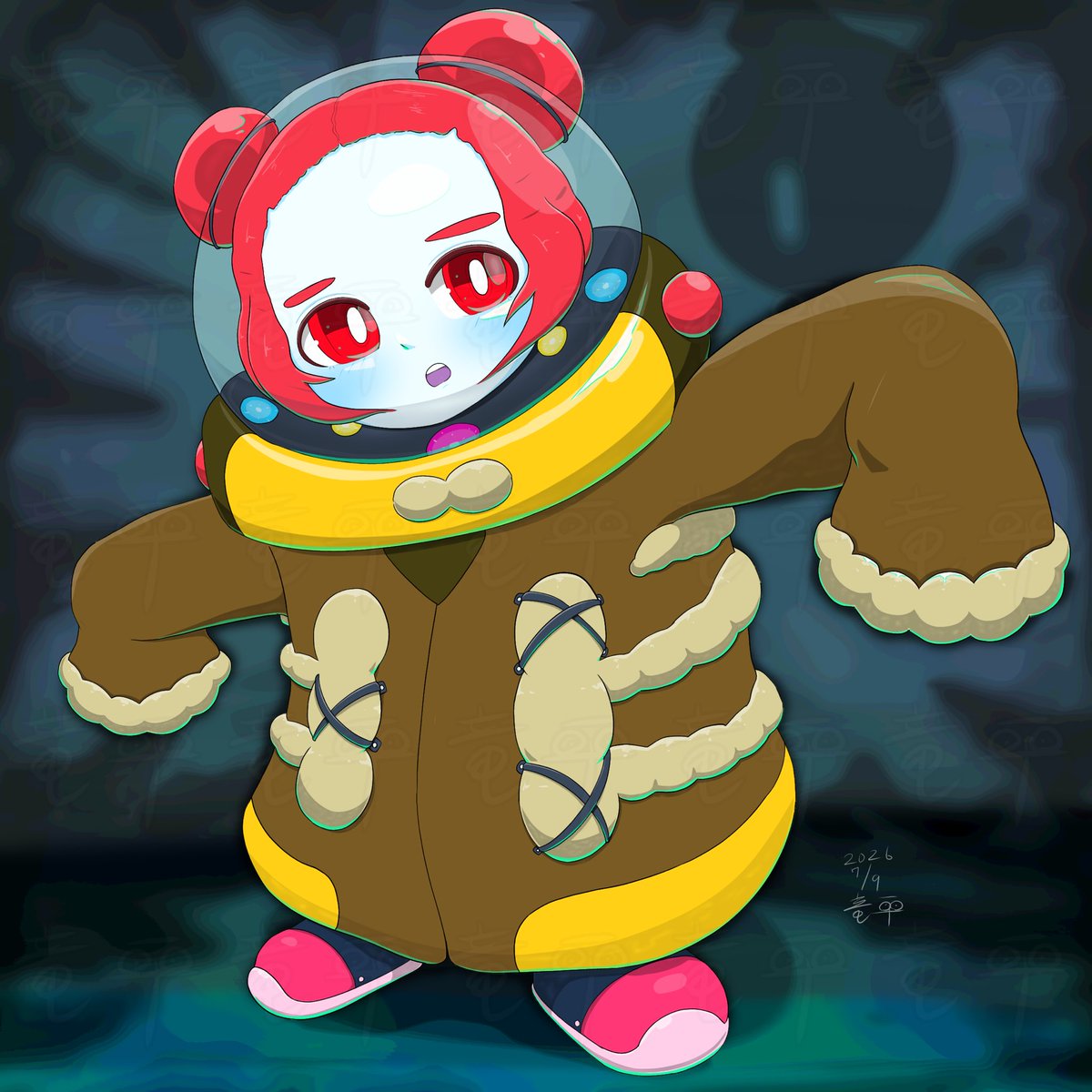Ryuhei_210's tweet photo. No.097 ヴィスカ 🍄

ジレバによって造られた世界征服用ロボット。
身体は改造生物生産機能が多くを占めており、胞子を撒き散らす。
人工知能は未発達で、これから経験により延びるとのこと。
種類問わず生物観察が好き。

#イラスト  #illustration https://t.co/ckWLt3sJ33