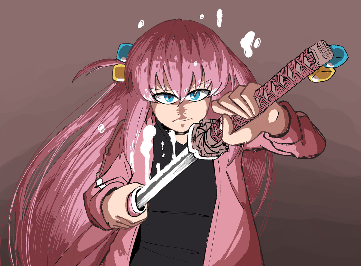 Jemrock2000's tweet photo. Redid this drawing now that I understand how to shade better. Looking forward to Season 2 of Bocchi the Rock and the Kagurabachi anime coming out! https://t.co/AGroysKtOA