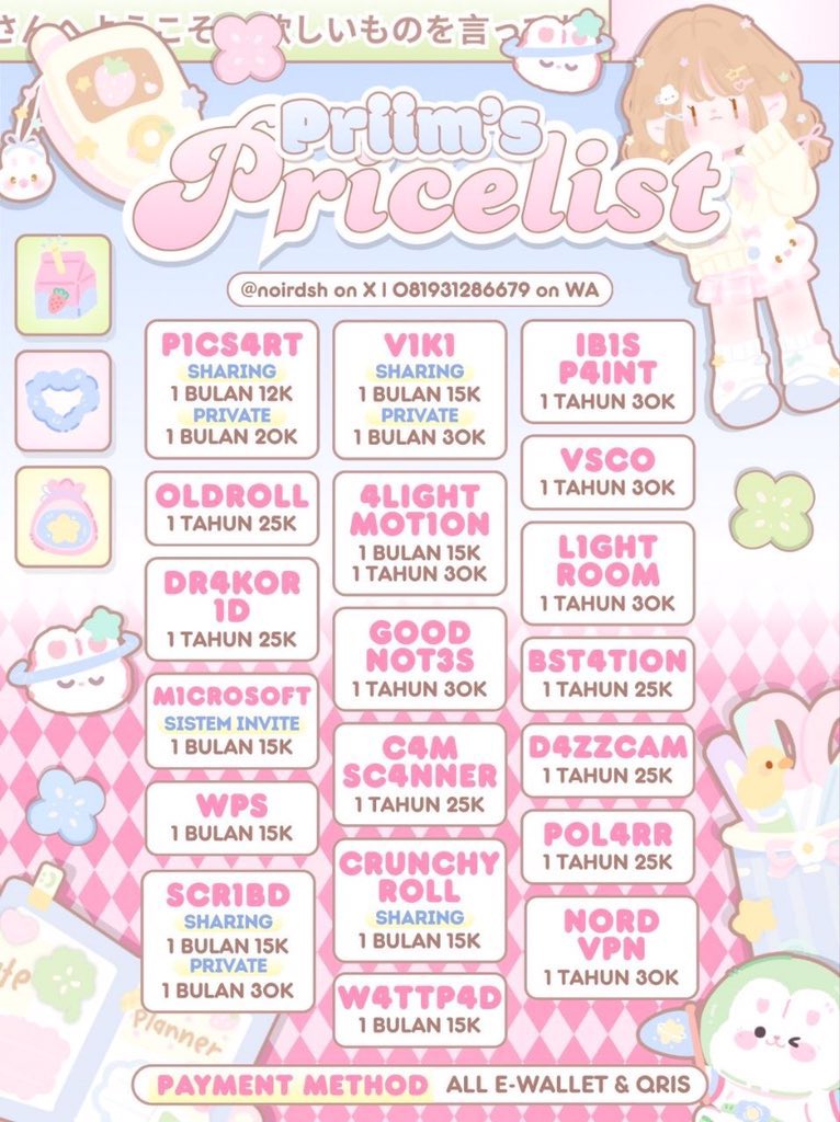 edwmarrtin's tweet photo. 11. Halo, malam! kak @noirdsh ready app prem murah fast proses, bergaransi sudah ada 1OOO+ testimonial 
🛒 for order; https://t.co/FSBE2ZIyF5 🎴 #zonauang https://t.co/ZCndhgwTJL